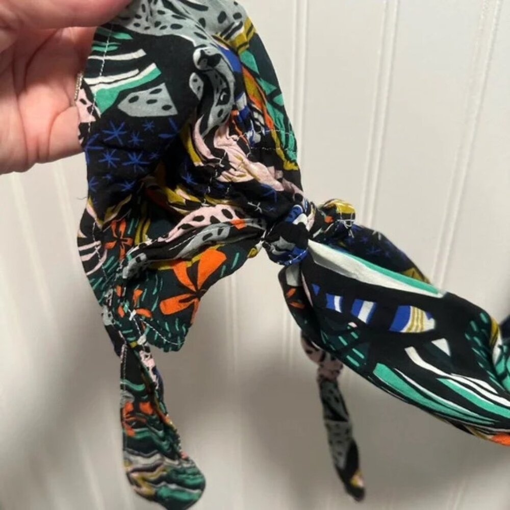 Anthropologie Maeve Masha Volnova Carmiel Buttondown Jungle Animal Print Size 10 - Picture 7 of 9